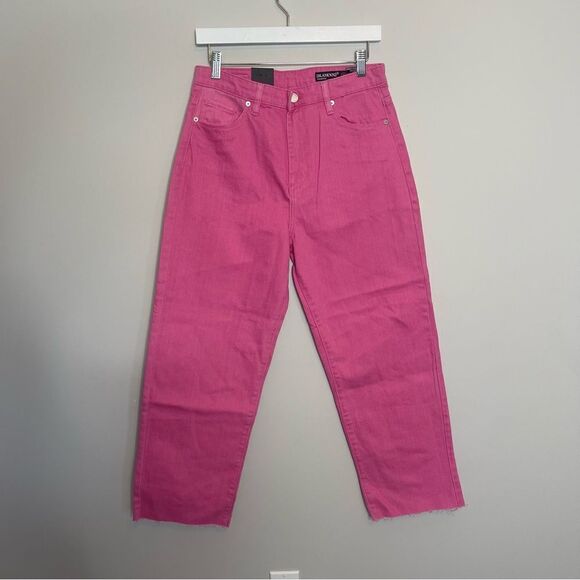 Blank NYC The Baxter Straight leg Pink denim New Size 29 - Picture 4 of 9